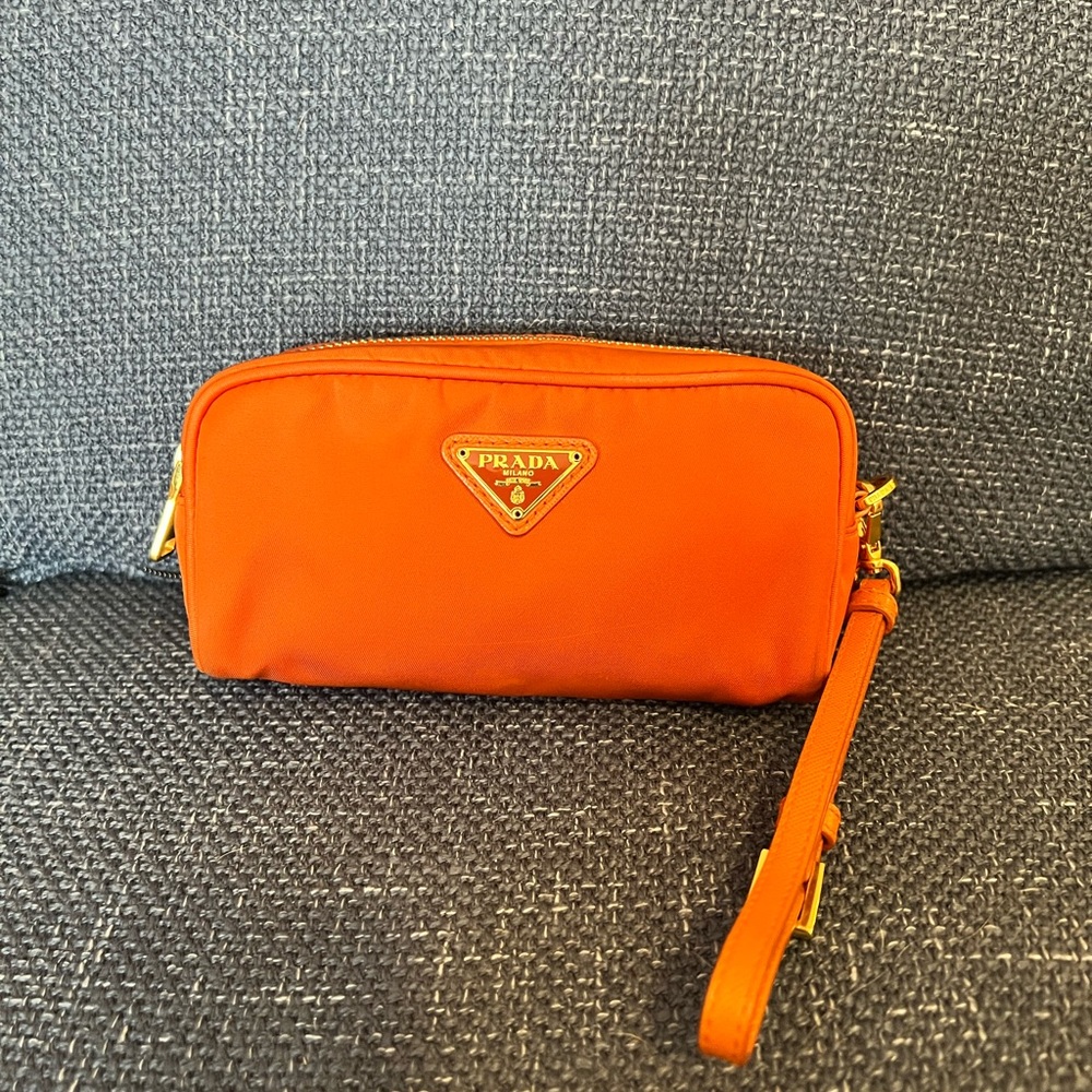 Authentic Prada Cosmetic Make up Pouch